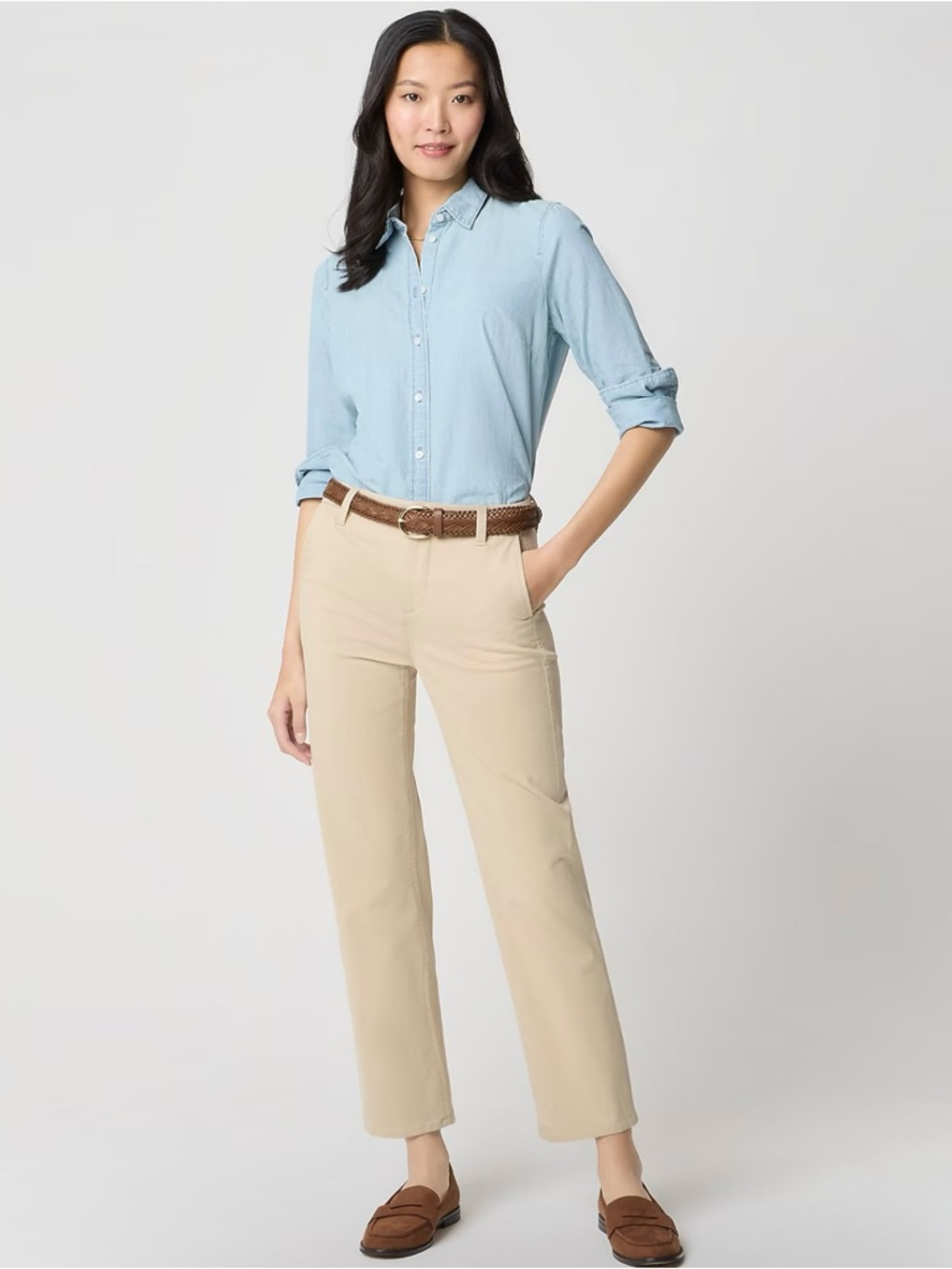 NWT J. Crew Petite Everyday Chino Pant Light Khaki